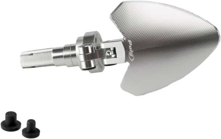 PUIG Handlebar End Folding Mirror Left Silver 21087D