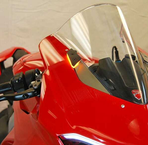 NEW RAGE CYCLES Mirror Block Off Turn Signals Duc V2-MBO