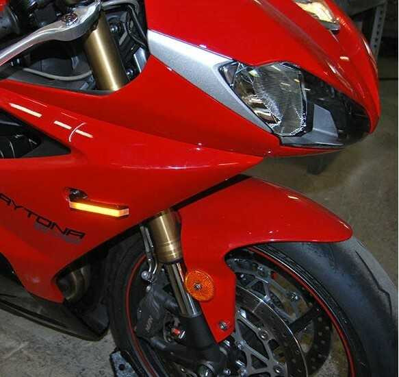 NEW RAGE CYCLES Front Led Turn Signals Tri 675-FS