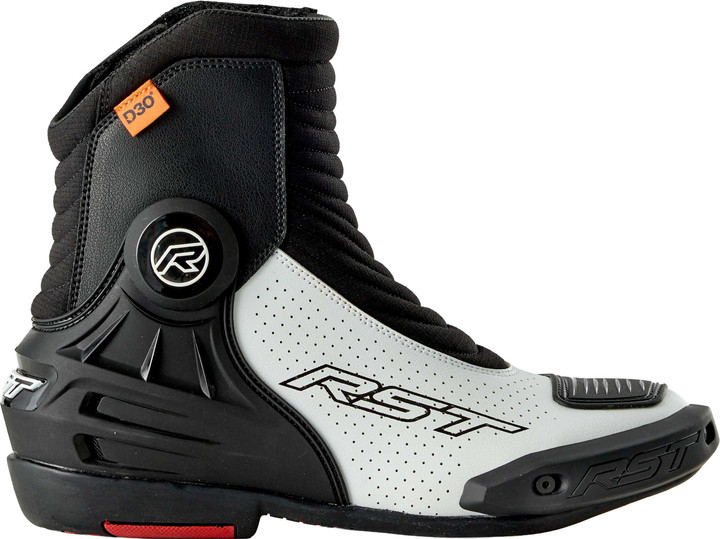 RST Tractech Evo D3O Short Boot Black/White 11 103697WHI-44