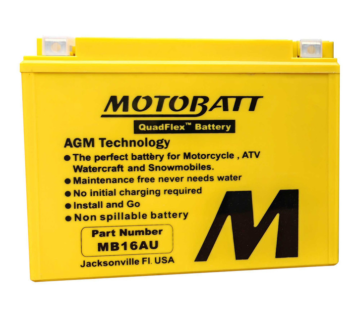 MOTOBATT Battery Mb16Au Sealed Factory Activated MB16AU