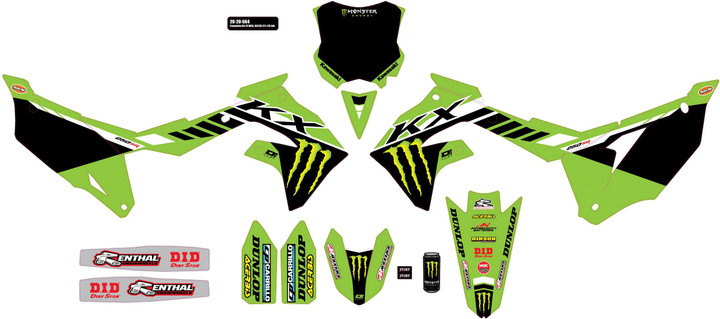 D-COR Complete Graphic Kit Kawasaki 20-20-664