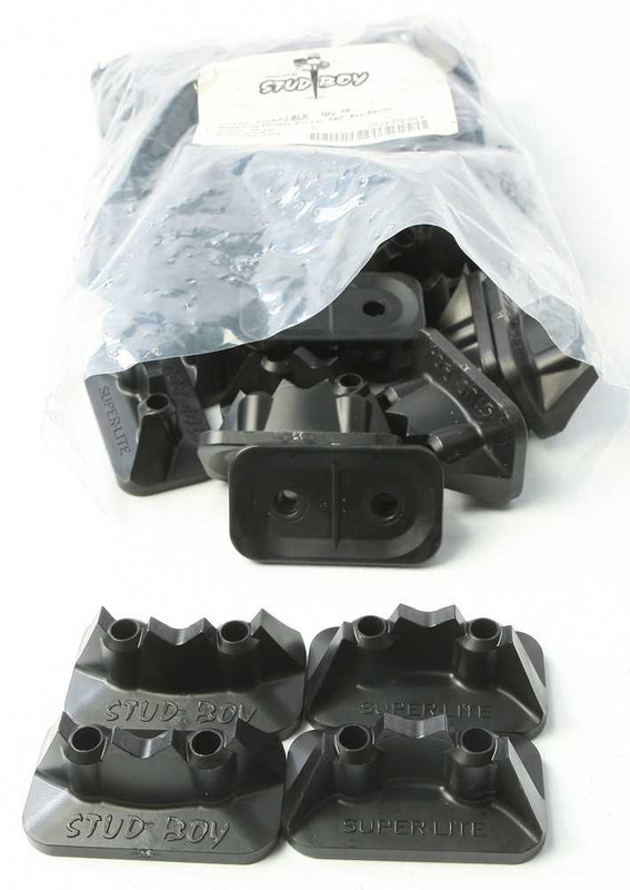 STUD BOY Super-Lite Pro Series Double Backers .75" 48/Pk Black 2522-P2-BLK