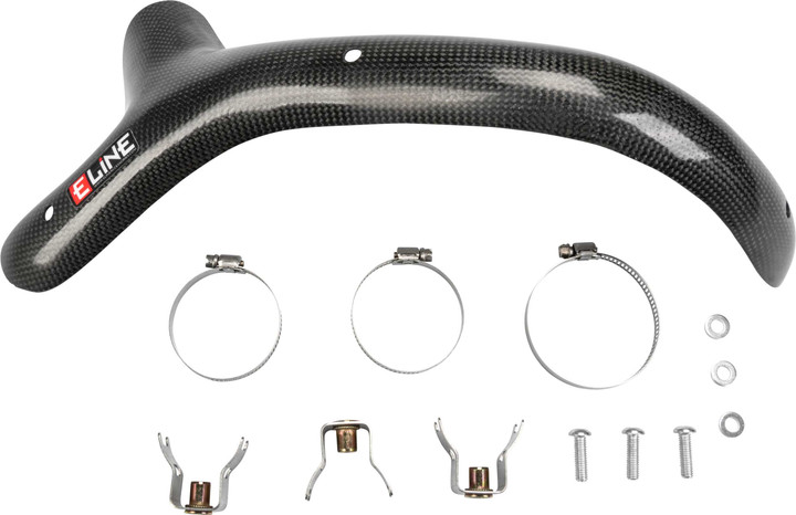 E-LINE ACCESSORIES Carbon Fiber Heat Shields Hus/Ktm MHS50020