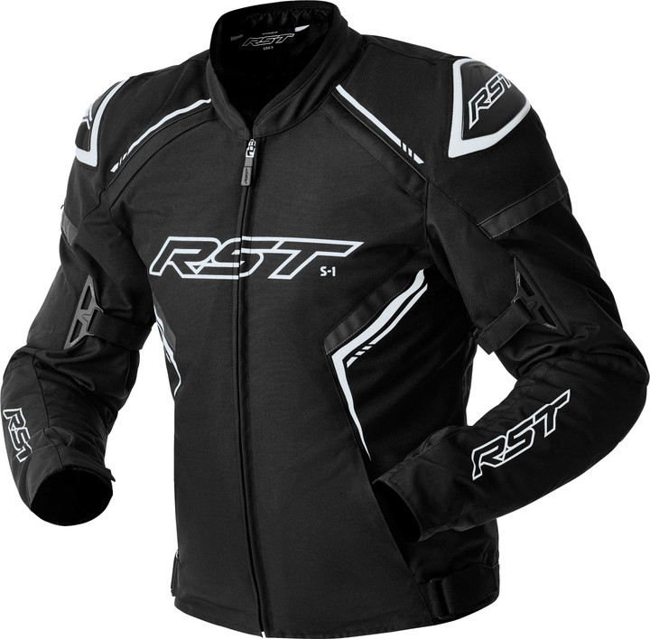 RST Womens S1 D3O Textile Jacket Black Lg 103629BLK-14