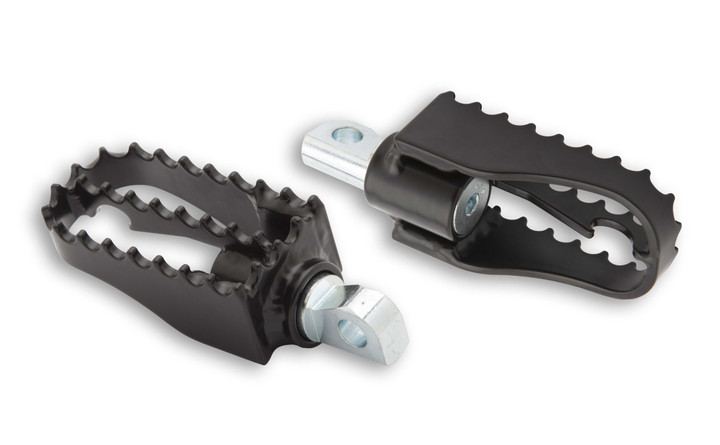 BURLY BRAND Mx Style Mini Footpegs Black B13-1010B