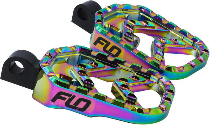 FLO MOTORSPORTS Savage Series Footpegs Jet Fuel V-800JET