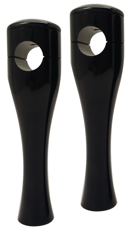 ACCUTRONIX 4" Hourglass Riser 1" Bars Fx & Xl Black HRH1354-B