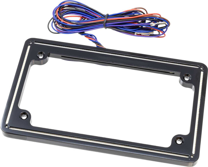 LETRIC LIGHTING CO Perfect Plate Light Gloss Blk Universal Fit LLC-PPL-G