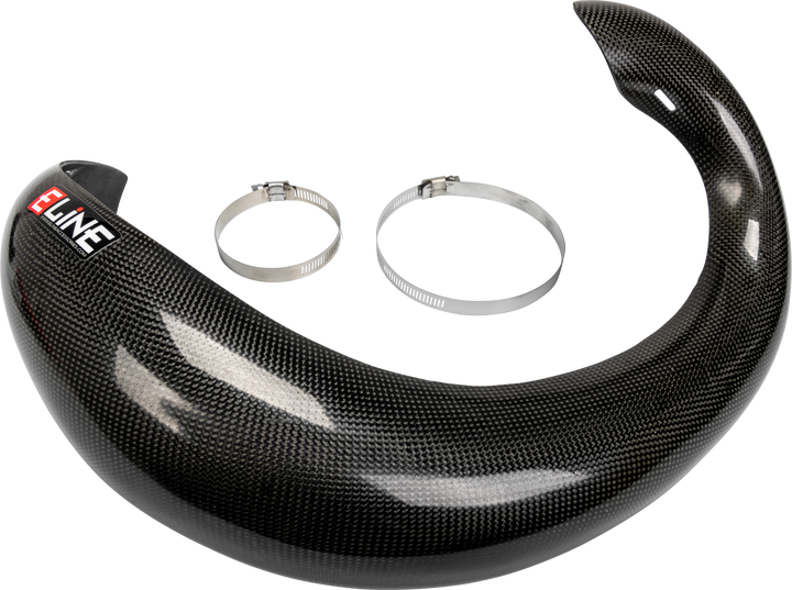E-LINE ACCESSORIES Carbon Fiber Pipe Guards Gas/Hus/Ktm MPG25019