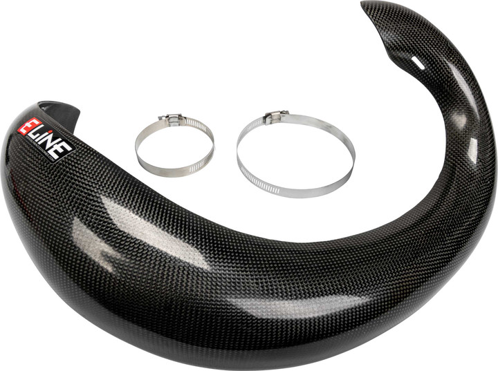 E-LINE ACCESSORIES Carbon Fiber Pipe Guards Gas/Hus/Ktm MPG25019