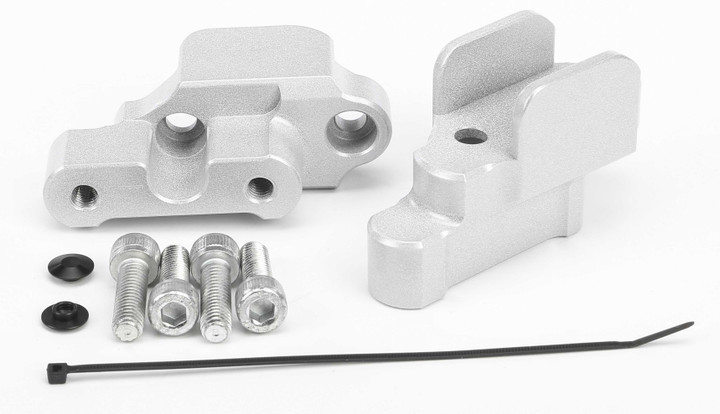 HELIBARS Handlebar Risers Silver Bmw HR05102