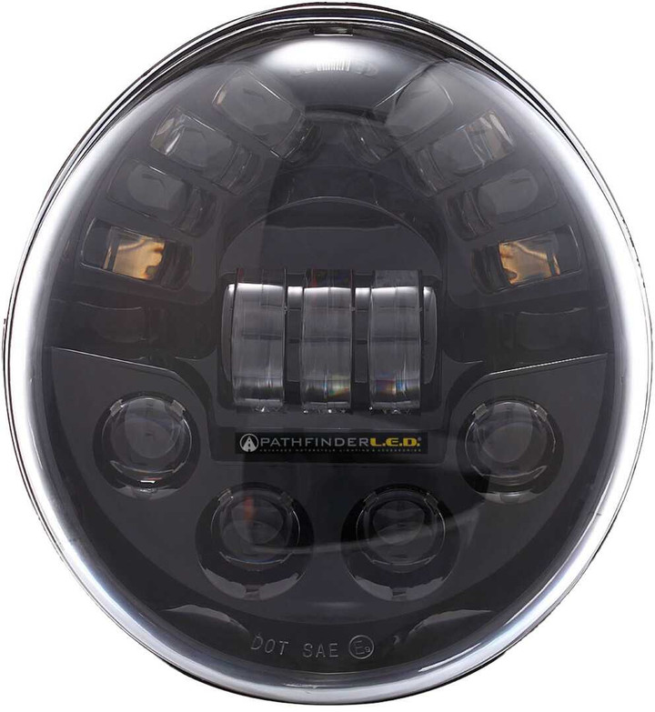 PATHFINDER V-Rod Headlight Black V2VRDB