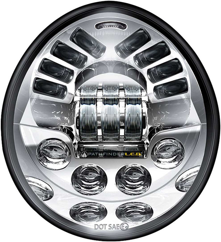 PATHFINDER V-Rod Headlight Chrome V2VRDC