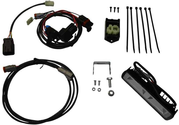 STRAIGHTLINE Smart Wire Reverse Light Kit Single Light Pol 287-115