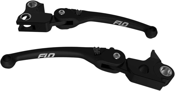 FLO MOTORSPORTS Mx Style Lever Set Black `17-20 Flh/Flt HD-809BLK