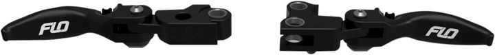 FLO MOTORSPORTS Shorty Mx Lever Set Black 96-17 Dyna SHORT HD-807