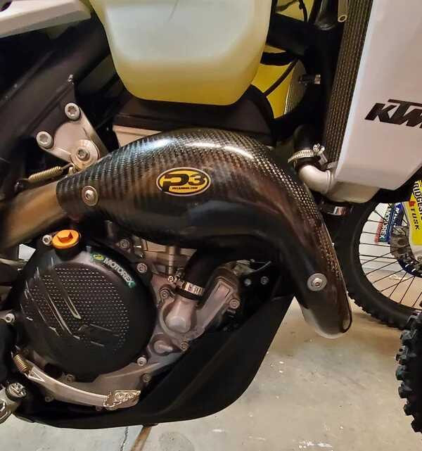 P3 Heat Shield Carbon Fiber Ktm/Hus 201056