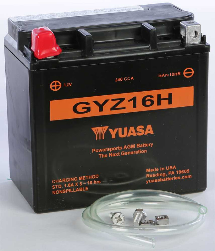 YUASA Battery Gyz16H Sealed Factory Activated YUAM716GH