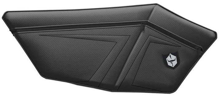 PRO ARMOR Door Knee Pads With Storage Black Pol P199Y322BL