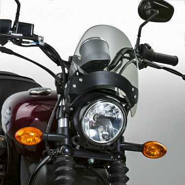 NATIONAL CYCLE Flyscreen Windscreen Smoke Black Hardware N2530-002
