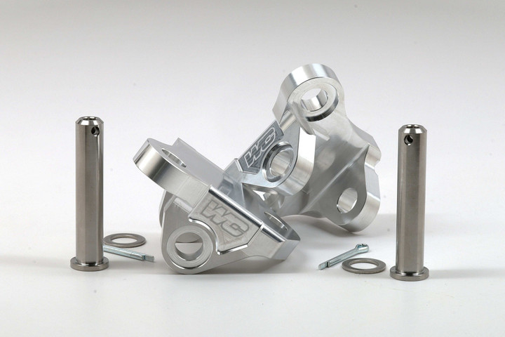 WORKS Aluminum Foot Peg Mounts Yz 2 Strokes 20-513