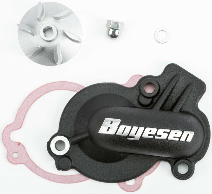 BOYESEN Waterpump Cover & Impeller Kit Black Ktm/Hus/Gas WPK-44CB
