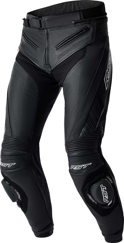 RST Womens S1 D3O Leather Pants Black 3Xl 103627BLK-20