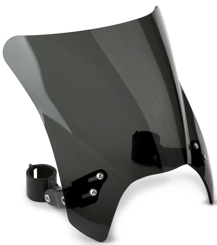 NATIONAL CYCLE Mohawk Windshield Dark Tint Black Hardware N2839-002