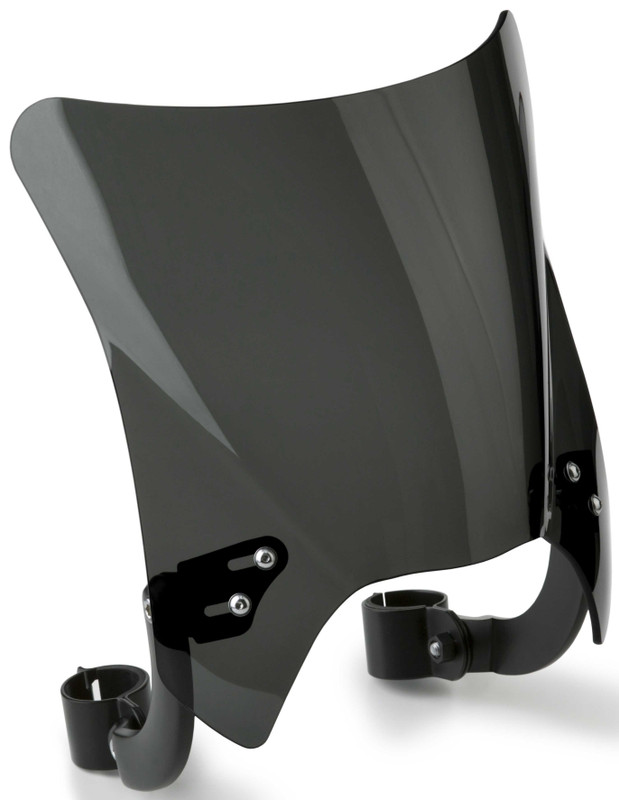 NATIONAL CYCLE Mohawk Windshield Dark Tint Black Hardware N2833-002