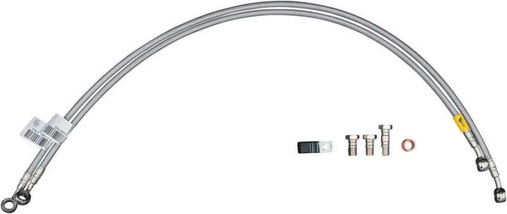 GBRAKES Brake Lines Ss Front/Rear 5 Line Sil Yam FK003D975-5