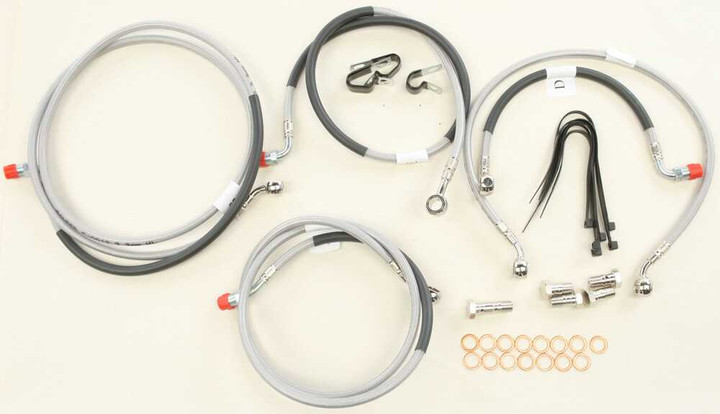 GBRAKES 2 Line Front Brake Line Kit FK003D813-5