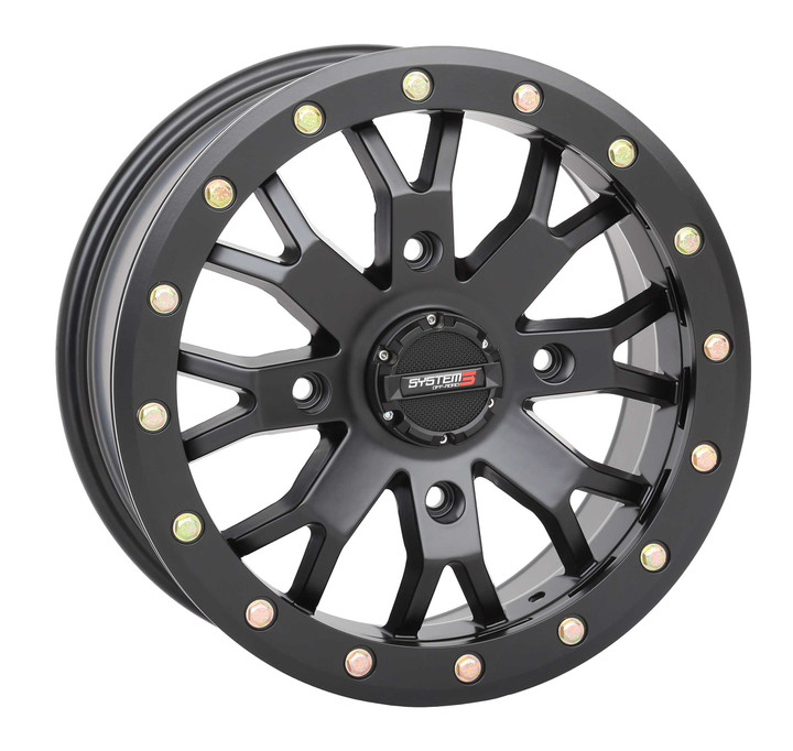 SYSTEM 3 Sb4 Bl Wheel 15X7 6+1 (+45Mm) 4/156 Matte Black 15S3-3156