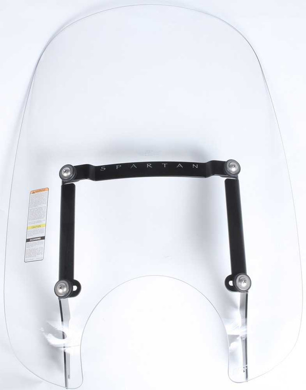NATIONAL CYCLE Spartan Windshield 18.5" Clear Quick Release N21202