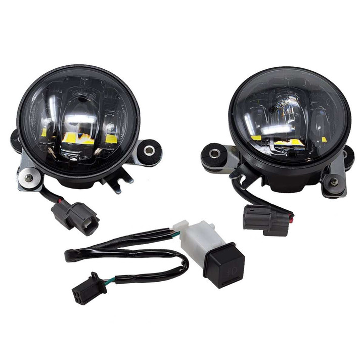 PATHFINDER Led Fog Light Kit Black Smoke Lens Hon FG105B