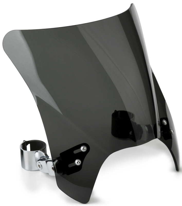 NATIONAL CYCLE Mohawk Windshield Dark Tint Chrome Hardware N2831-001