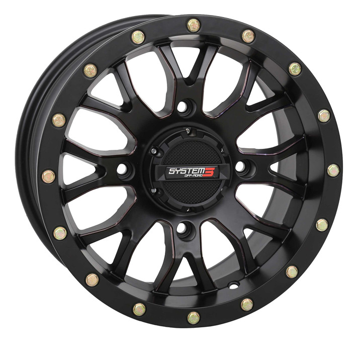 SYSTEM 3 St3 Wheel 18X7 4+3 (+10Mm) 4/137 Matte Black 18S3-1137