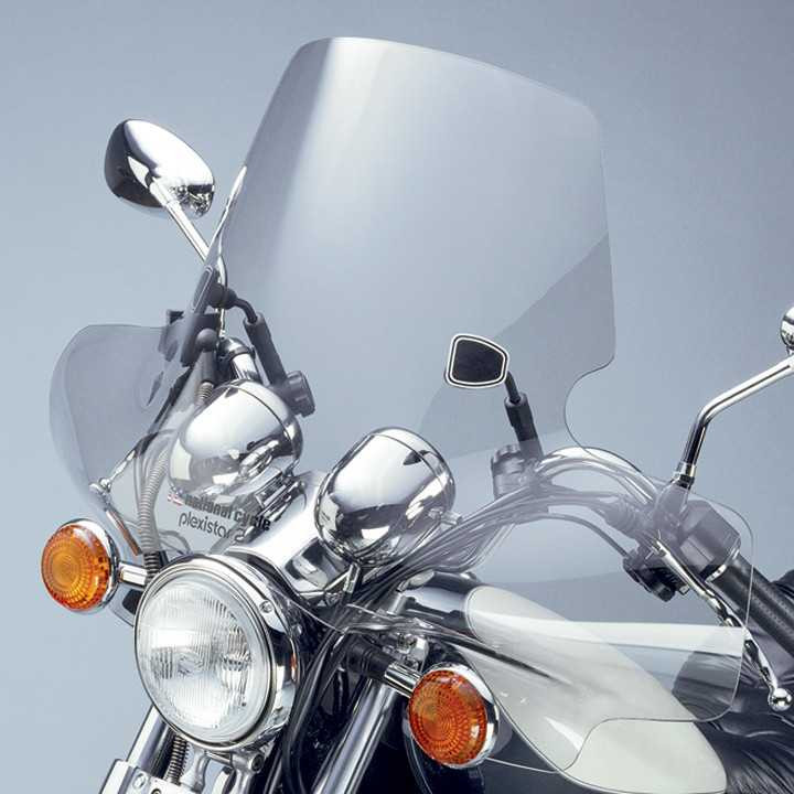 NATIONAL CYCLE Plexistar 2 Windshield Fairing Clear 7/8" N8262-01