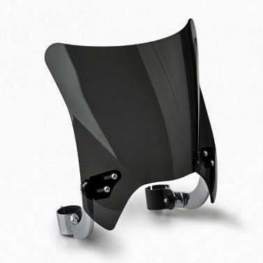 NATIONAL CYCLE Mohawk Windshield Dark Tint Chrome Hardware N2833-001