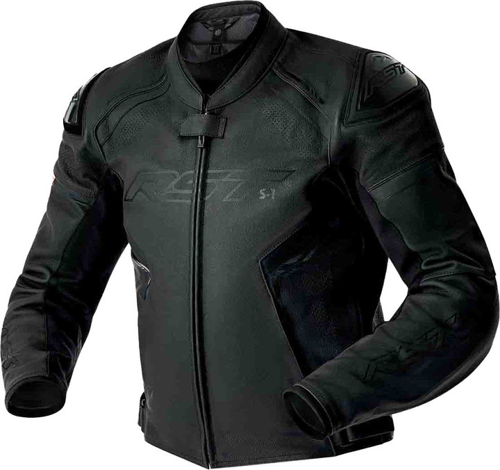 RST Womens S1 D3O Leather Jacket Black/White Xl 103626BLK-16