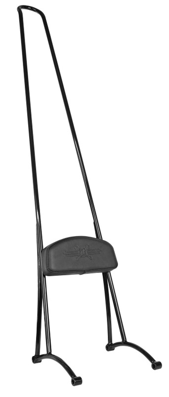BURLY BRAND Stupid Tall Sissy Bar W/Bar Black Dyna 06-17 B13-1509B