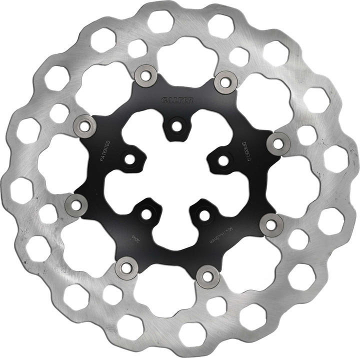 GBRAKES Rotor 11.8" Floating Cubiq Fr Black DF835FLQ