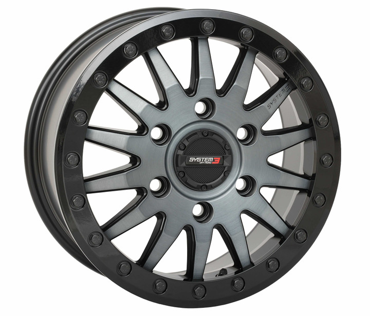 SYSTEM 3 Sb8 Wheel 15X7 6+1 (+68Mm) 6/5.5 Matte Brushed Grey 15S3-8666