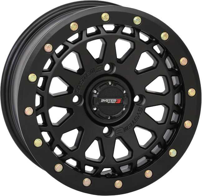 SYSTEM 3 Sb6 Bl Wheel 15X7 4+3 (+10Mm) 4/137 Matte Black 15S3-6536