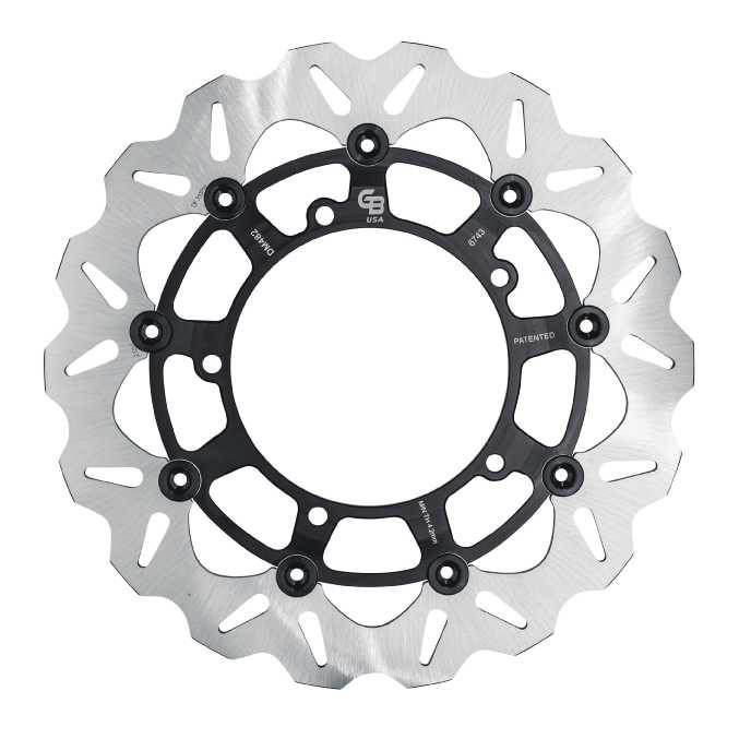GBRAKES Wave Rotor Front GBDU042