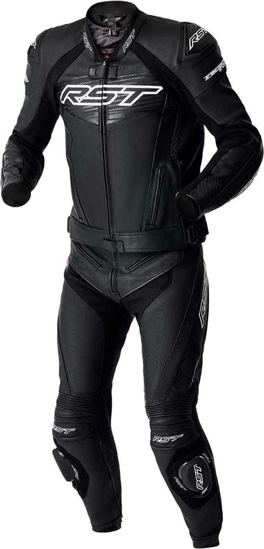 RST Tractech Evo D3O Jacket Blk/Whi Leather 2X 103635WHI-48