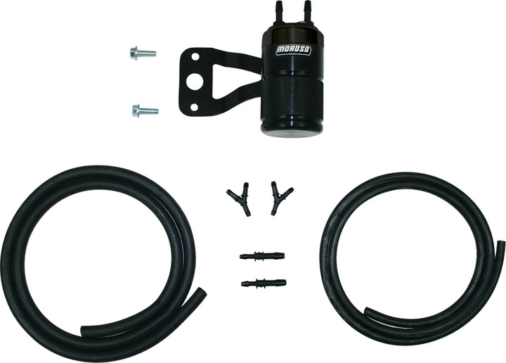 MOROSO Air Oil Separator Twin Cam W/Stock Air Cleaner Black 85714