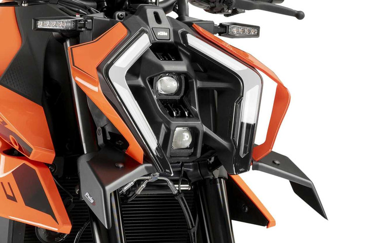 PUIG Downforce Front Spoiler Matt Black Ktm 22178J