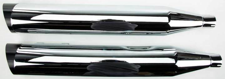TBR Comp-S Slip-On Tc Flh/Flt Chrome W/Black Slash Endcap 005-4380499D-S