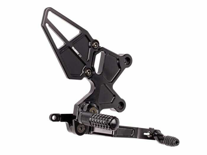 VORTEX Rear Set Complete Blk Kaw RS434K